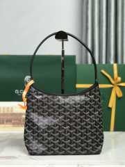 Uubags Goyard mini Bohème hobo bag in black 26x11x22cm - 5