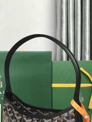 Uubags Goyard mini Bohème hobo bag in black 26x11x22cm - 2