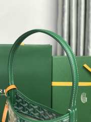 Uubags Goyard mini Bohème hobo bag in green 26x11x22cm - 2
