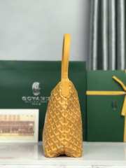 Uubags Goyard mini Bohème hobo bag in yellow 26x11x22cm - 6