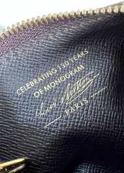 Uubags Louis Vuitton M27671 Key Pouch Monogram Origine Ebene 12x7x1.5cm - 4