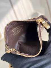 Uubags Louis Vuitton M27671 Key Pouch Monogram Origine Ebene 12x7x1.5cm - 2
