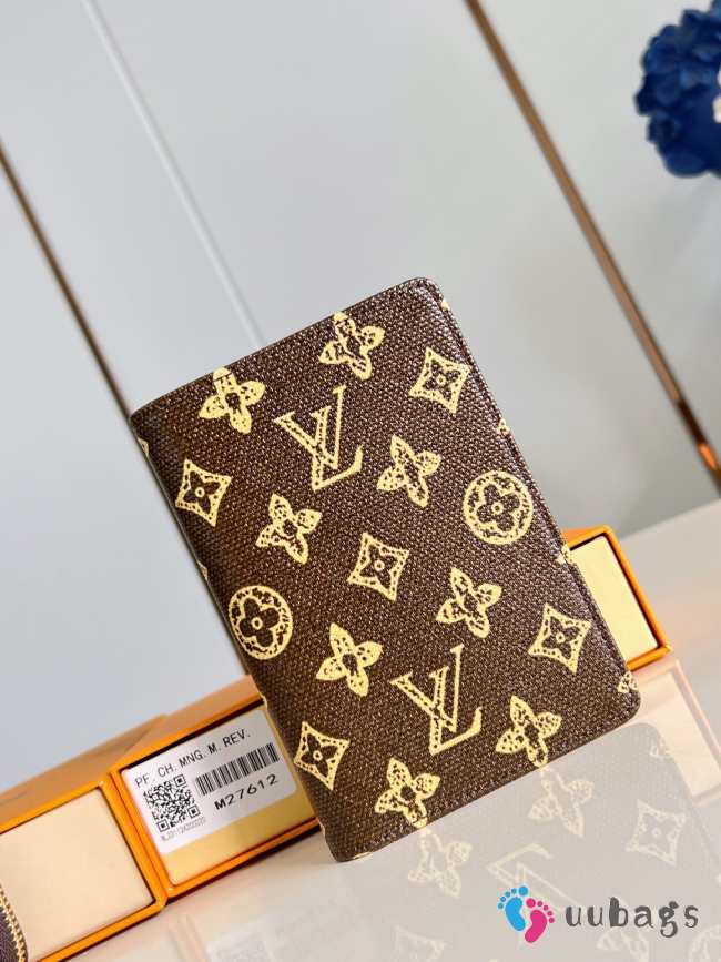 Uubags Louis Vuitton M27612 Passport Cover Monogram Origine Ebene 10x14x2.5cm - 1