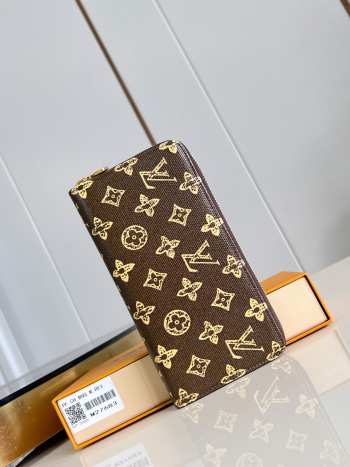 Uubags Louis Vuitton M27683 Zippy Wallet Monogram Origine Ebene 19.5x10.5x2.5cm