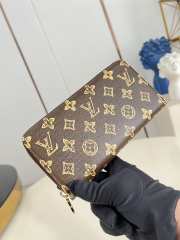 Uubags Louis Vuitton M27683 Zippy Wallet Monogram Origine Ebene 19.5x10.5x2.5cm - 5