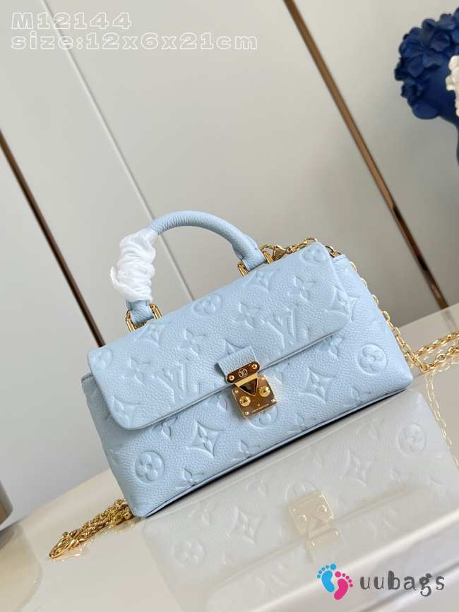 Uubags Louis Vuitton M12144 Madeleine Nano Bag In Light Blue 21x12.5x6cm - 1
