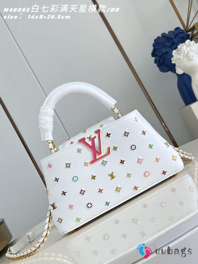 Uubags Louis Vuitton M27636 LV x TM Capucines East-West Mini Bag 14x8x26.5cm - 1