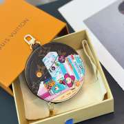 Uubags Louis Vuitton Christmas Animation Tokyo Round Coin Purse in Blue - 6