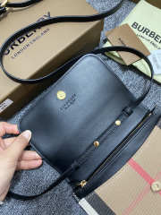 Uubags Burberry Black Hampshire Cross Body Bag 19x13.5x4.5cm - 6