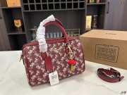 Uubags Coach Rowan Satchel Bag With Horse And Carriage Print 25x17x14cm - 1