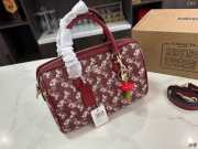 Uubags Coach Rowan Satchel Bag With Horse And Carriage Print 25x17x14cm - 5