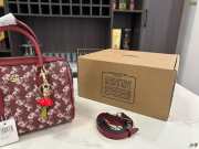 Uubags Coach Rowan Satchel Bag With Horse And Carriage Print 25x17x14cm - 3