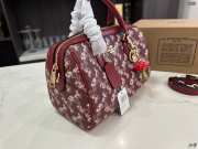 Uubags Coach Rowan Satchel Bag With Horse And Carriage Print 25x17x14cm - 2