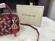 Uubags Coach Rowan Satchel Small Bag With Horse And Carriage Print 17x12x10cm - 5