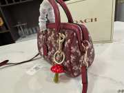 Uubags Coach Rowan Satchel Small Bag With Horse And Carriage Print 17x12x10cm - 3