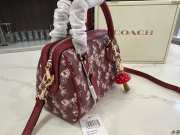 Uubags Coach Rowan Satchel Small Bag With Horse And Carriage Print 17x12x10cm - 4