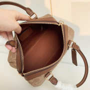 Uubags Coach Rowan Satchel Bag In Signature Canvas In Im/Tan/Brown 25x15x12cm - 2