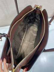 Uubags Prada Large leather tote bag in cocoa 35x24.5x13.5cm - 3