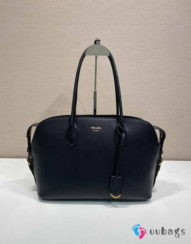 Uubags Prada Large leather tote bag in black 35x24.5x13.5cm - 1