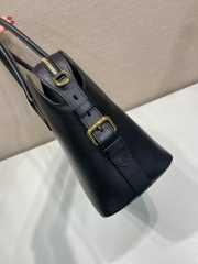Uubags Prada Large leather tote bag in black 35x24.5x13.5cm - 3