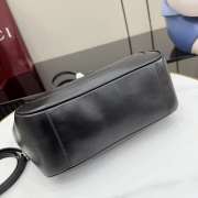 Uubags Gucci Mercato small tote bag in black leather 26x23x11cm - 4