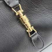 Uubags Gucci Mercato small tote bag in black leather 26x23x11cm - 2