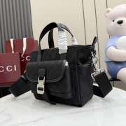 Uubags Gucci GG canvas small tote bag in black GG canvas 23x21x11cm - 6