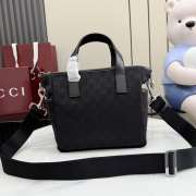 Uubags Gucci GG canvas small tote bag in black GG canvas 23x21x11cm - 2