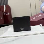 Uubags Gucci Lira bi-fold wallet black leather 11x9cm - 1