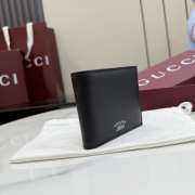 Uubags Gucci Lira bi-fold wallet black leather 11x9cm - 6