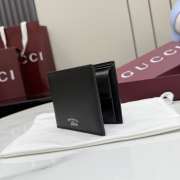 Uubags Gucci Lira bi-fold wallet black leather 11x9cm - 4