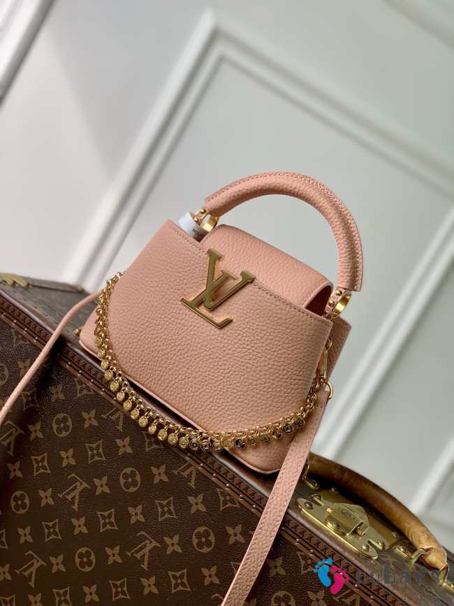 Uubags Louis Vuitton M28197 Capucines PM Bag In Pink Jasmin 21x14x8cm  - 1
