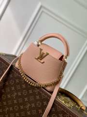 Uubags Louis Vuitton M28197 Capucines PM Bag In Pink Jasmin 21x14x8cm  - 1