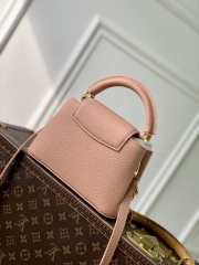 Uubags Louis Vuitton M28197 Capucines PM Bag In Pink Jasmin 21x14x8cm  - 4