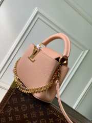 Uubags Louis Vuitton M28197 Capucines PM Bag In Pink Jasmin 21x14x8cm  - 3