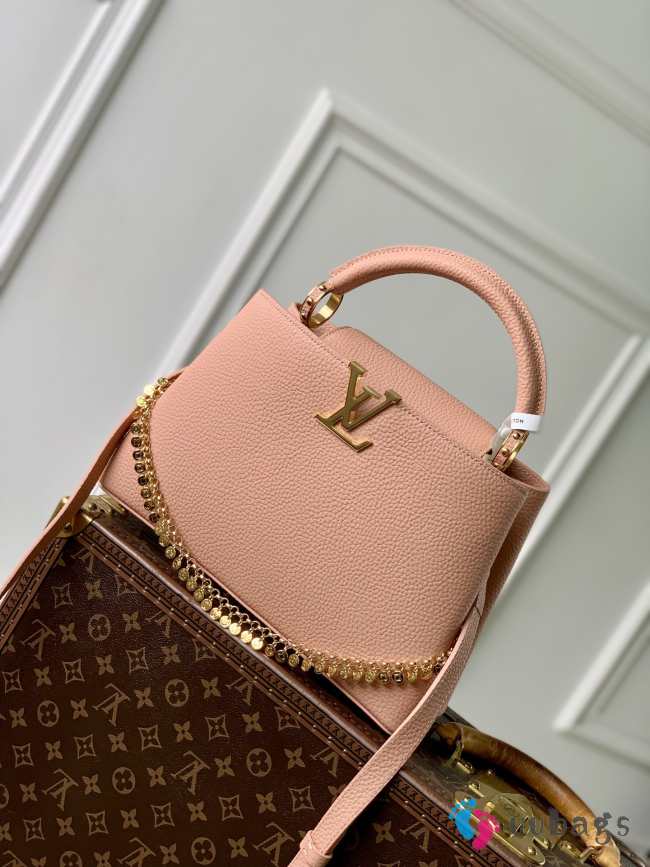 Uubags Louis Vuitton M28197 Capucines BB Bag In Pink Jasmin 27x19x9cm - 1