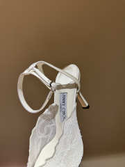 Uubags Faiz 100 Ivory Jimmy Choo Lace Pumps - 6