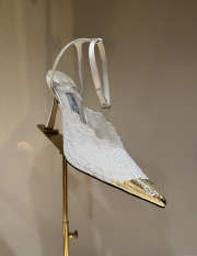 Uubags Faiz 100 Ivory Jimmy Choo Lace Pumps - 4