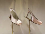 Uubags Christian Louboutin Cassia Mule 85 Satin Pumps In Blush 10.5cm - 4