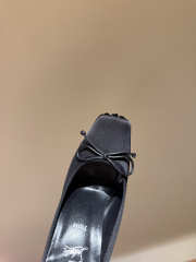 Uubags Christian Louboutin Cassia Mule 85 Satin Pumps In Black 10.5cm - 5