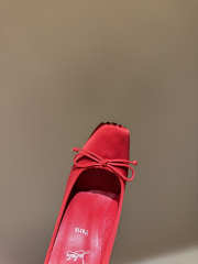 Uubags Christian Louboutin Cassia Mule 85 Satin Pumps In Red 10.5cm - 2