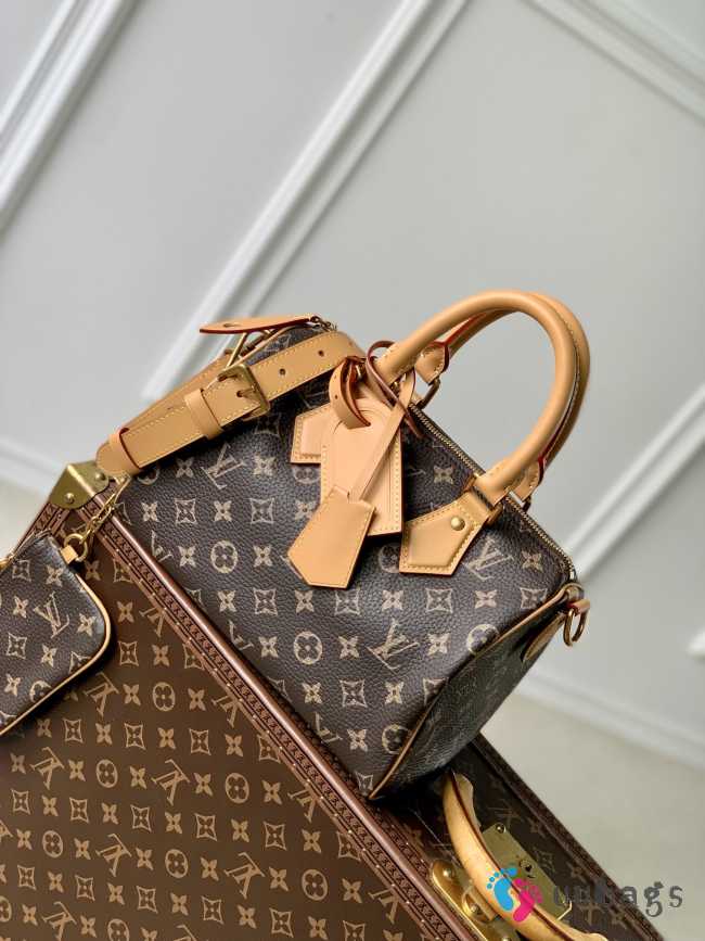 Uubags Louis Vuitton M24443 Speedy P9 Bandoulière 25 Bag Monogram Leather 25x15x15cm - 1