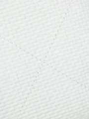 Uubags Chanel Shopping Bag Braided Raffia, Calfskin & Gold-Tone Metal In White & Black 28x20x7cm - 3