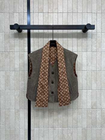 Uubags Louis Vuitton 1AJGMZ Vest In Dark brown