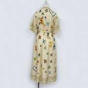 Uubags Alemais Quinn floral linen midi dress - 6