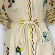 Uubags Alemais Quinn floral linen midi dress - 4