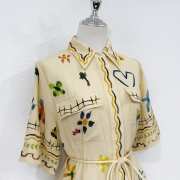 Uubags Alemais Quinn floral linen midi dress - 2