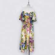 Uubags Aje Adina Midi Dress In Colour Lavandula - 1