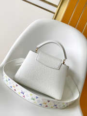 Uubags Louis Vuitton M13253 LV x TM Capucines BB Bag In White 27x17.3x9cm - 4