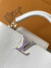 Uubags Louis Vuitton M13253 LV x TM Capucines BB Bag In White 27x17.3x9cm - 2